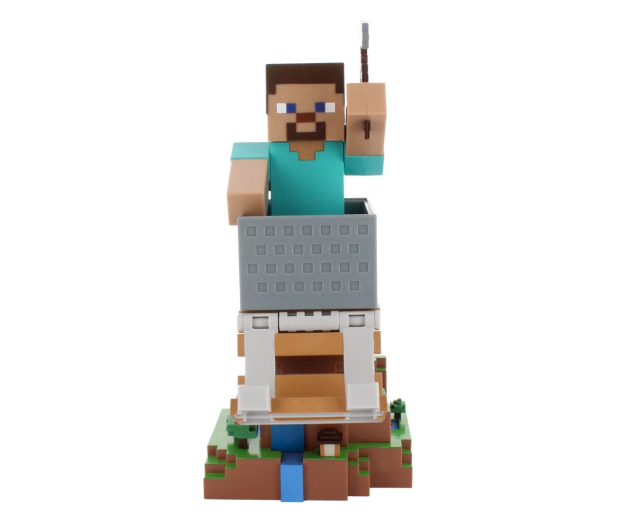 Merch Stojak na kontroler lub telefon Minecraft Steve Cable Guy R. - 1296389 - zdjęcie 2